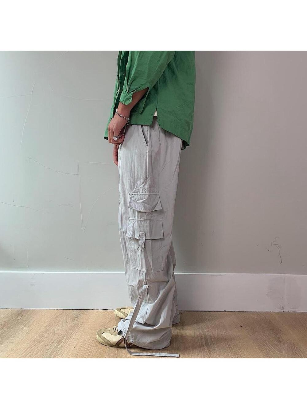 90s style baggy cargo hiking pants - Picture 7 of 8